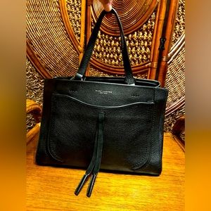 Marc Jacobs Maverick Black Leather Tote Bag